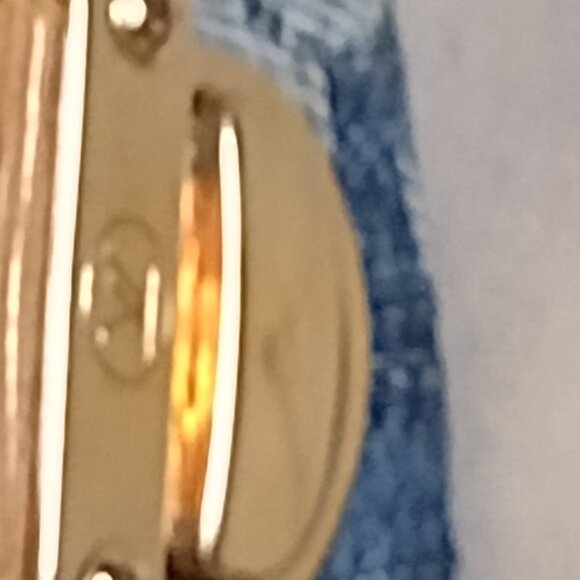 Authentic RARE Louis Vuitton DENIM PLEATY π¦ππ - Picture 13 of 16